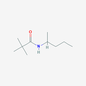 molecular formula C10H21NO B5397216 2,2-dimethyl-N-(1-methylbutyl)propanamide CAS No. 89810-33-3