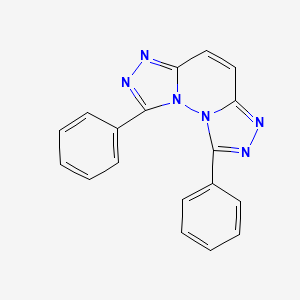 molecular formula C18H12N6 B5397308 1,8-diphenylbis[1,2,4]triazolo[3,4-f:4',3'-b]pyridazine 