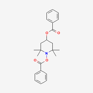 molecular formula C23H27NO4 B5397314 4-(BENZOYLOXY)-2,2,6,6-TETRAMETHYLPIPERIDIN-1-YL BENZOATE 