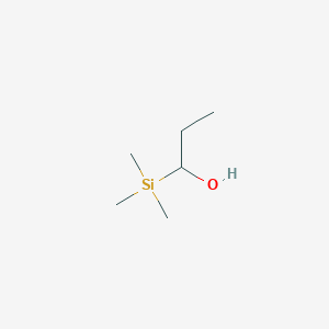 molecular formula C6H16OSi B053974 1-trimethylsilylpropan-1-ol CAS No. 121386-64-9