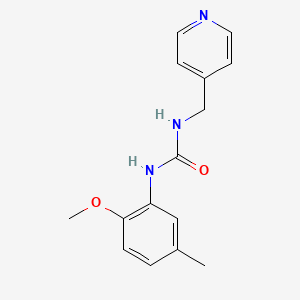 molecular formula C15H17N3O2 B5397671 N-(2-methoxy-5-methylphenyl)-N'-(4-pyridinylmethyl)urea 