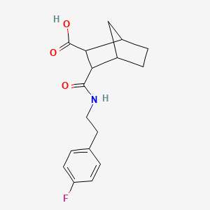 3-({[2-(4-fluorophenyl)ethyl]amino}carbonyl)bicyclo[2.2.1]heptane-2-carboxylic acid