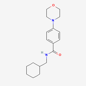 N-(cyclohexylmethyl)-4-(4-morpholinyl)benzamide