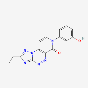 2-ethyl-7-(3-hydroxyphenyl)pyrido[4,3-e][1,2,4]triazolo[5,1-c][1,2,4]triazin-6(7H)-one
