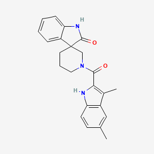 1'-[(3,5-dimethyl-1H-indol-2-yl)carbonyl]spiro[indole-3,3'-piperidin]-2(1H)-one