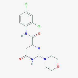 N-(2,4-dichlorophenyl)-2-(4-morpholinyl)-6-oxo-3,4,5,6-tetrahydro-4-pyrimidinecarboxamide