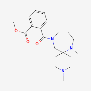 methyl 2-[(3,7-dimethyl-3,7,11-triazaspiro[5.6]dodec-11-yl)carbonyl]benzoate