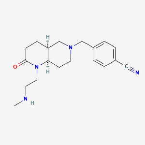 4-{[rel-(4aS,8aR)-1-[2-(methylamino)ethyl]-2-oxooctahydro-1,6-naphthyridin-6(2H)-yl]methyl}benzonitrile dihydrochloride