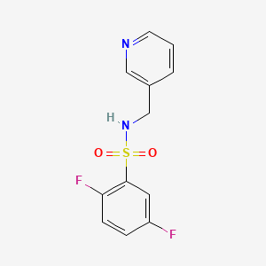 molecular formula C12H10F2N2O2S B5398007 2,5-difluoro-N-(3-pyridinylmethyl)benzenesulfonamide 