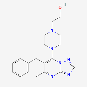 2-[4-(6-benzyl-5-methyl[1,2,4]triazolo[1,5-a]pyrimidin-7-yl)-1-piperazinyl]ethanol