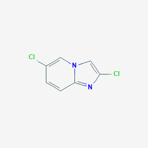 molecular formula C7H4Cl2N2 B053981 2,6-二氯咪唑并[1,2-A]吡啶 CAS No. 112581-60-9