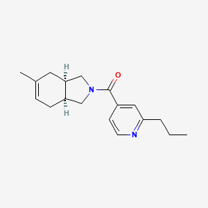 molecular formula C18H24N2O B5398118 (3aR*,7aS*)-5-methyl-2-(2-propylisonicotinoyl)-2,3,3a,4,7,7a-hexahydro-1H-isoindole 