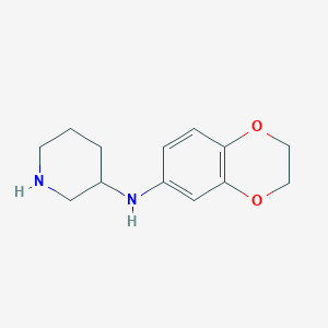 molecular formula C13H18N2O2 B5398137 N-(2,3-dihydro-1,4-benzodioxin-6-yl)-3-piperidinamine 