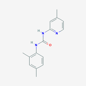 molecular formula C15H17N3O B5398219 N-(2,4-dimethylphenyl)-N'-(4-methyl-2-pyridinyl)urea 