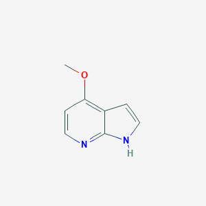 molecular formula C8H8N2O B053984 4-Methoxy-1H-pyrrolo[2,3-b]pyridine CAS No. 122379-63-9