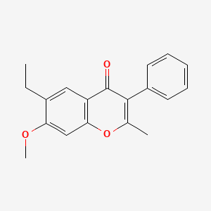 6-ethyl-7-methoxy-2-methyl-3-phenyl-4H-chromen-4-one