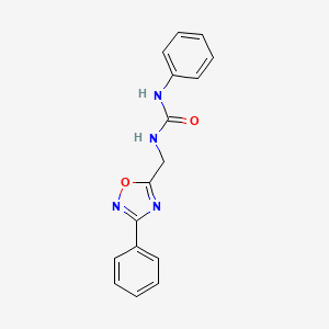 N-phenyl-N'-[(3-phenyl-1,2,4-oxadiazol-5-yl)methyl]urea