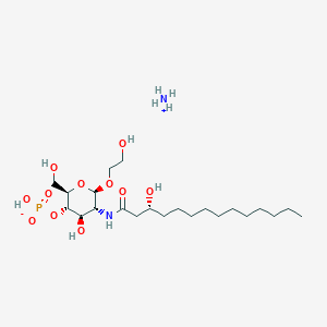 molecular formula C22H47N2O11P B053985 Hedht-glycolipid CAS No. 122351-28-4