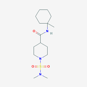 1-[(dimethylamino)sulfonyl]-N-(1-methylcyclohexyl)-4-piperidinecarboxamide