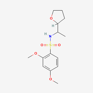 2,4-dimethoxy-N-[1-(tetrahydro-2-furanyl)ethyl]benzenesulfonamide