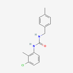 molecular formula C16H17ClN2O B5398657 N-(3-chloro-2-methylphenyl)-N'-(4-methylbenzyl)urea 