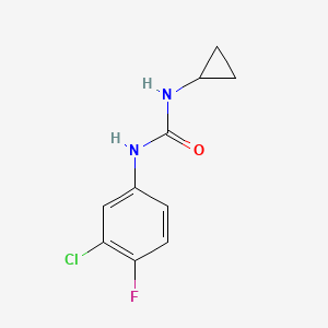 N-(3-chloro-4-fluorophenyl)-N'-cyclopropylurea