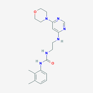 N-(2,3-dimethylphenyl)-N'-(2-{[6-(4-morpholinyl)-4-pyrimidinyl]amino}ethyl)urea