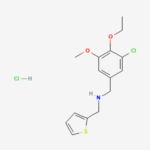 (3-chloro-4-ethoxy-5-methoxybenzyl)(2-thienylmethyl)amine hydrochloride