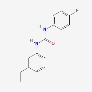 N-(3-ethylphenyl)-N'-(4-fluorophenyl)urea