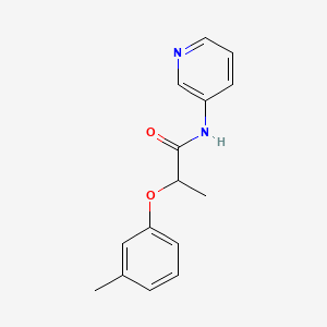 molecular formula C15H16N2O2 B5399006 2-(3-methylphenoxy)-N-3-pyridinylpropanamide 