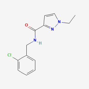 N-(2-chlorobenzyl)-1-ethyl-1H-pyrazole-3-carboxamide
