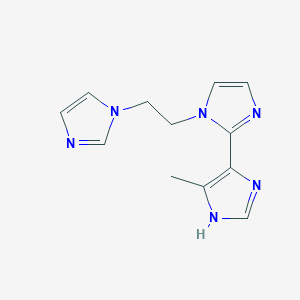 1-[2-(1H-imidazol-1-yl)ethyl]-5'-methyl-1H,3'H-2,4'-biimidazole