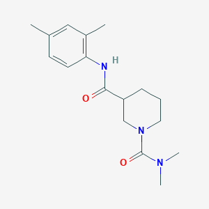 N~3~-(2,4-dimethylphenyl)-N~1~,N~1~-dimethyl-1,3-piperidinedicarboxamide