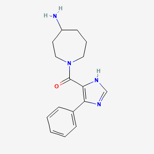 1-[(4-phenyl-1H-imidazol-5-yl)carbonyl]-4-azepanamine