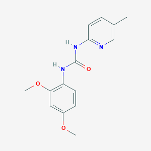 molecular formula C15H17N3O3 B5399121 N-(2,4-dimethoxyphenyl)-N'-(5-methyl-2-pyridinyl)urea 