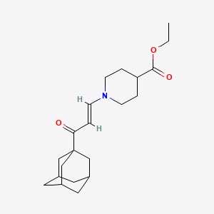 ethyl 1-[3-(1-adamantyl)-3-oxo-1-propen-1-yl]-4-piperidinecarboxylate