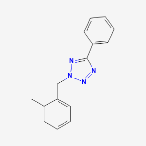 molecular formula C15H14N4 B5399194 2-(2-methylbenzyl)-5-phenyl-2H-tetrazole 