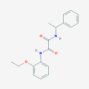 molecular formula C18H20N2O3 B5399201 N-(2-ethoxyphenyl)-N'-(1-phenylethyl)ethanediamide 