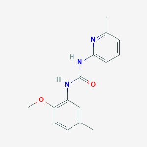 molecular formula C15H17N3O2 B5399268 N-(2-methoxy-5-methylphenyl)-N'-(6-methyl-2-pyridinyl)urea 