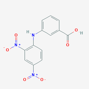 molecular formula C13H9N3O6 B5399302 3-[(2,4-dinitrophenyl)amino]benzoic acid CAS No. 7221-25-2