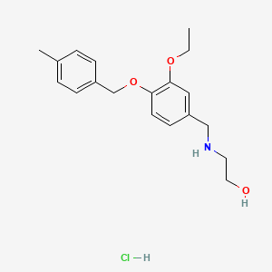 2-({3-ethoxy-4-[(4-methylbenzyl)oxy]benzyl}amino)ethanol hydrochloride