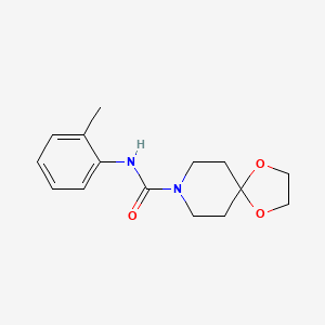 N-(2-methylphenyl)-1,4-dioxa-8-azaspiro[4.5]decane-8-carboxamide