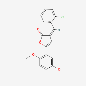 3-(2-chlorobenzylidene)-5-(2,5-dimethoxyphenyl)-2(3H)-furanone