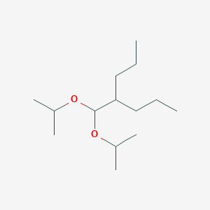 molecular formula C14H30O2 B054000 2-Propylpentanal diisopropyl acetal CAS No. 124345-19-3