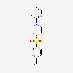 2-{4-[(4-ethylphenyl)sulfonyl]-1-piperazinyl}pyrimidine