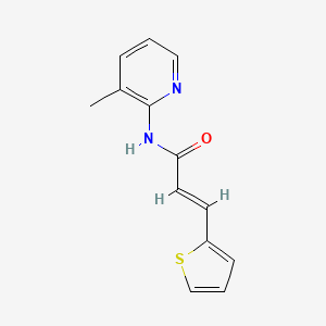 molecular formula C13H12N2OS B5400157 N-(3-methyl-2-pyridinyl)-3-(2-thienyl)acrylamide 