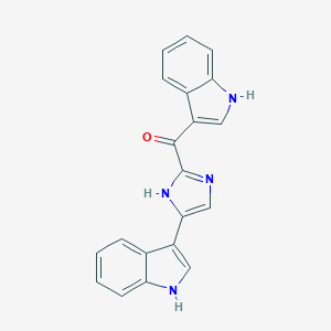 molecular formula C20H14N4O B054002 Deoxytopsentin CAS No. 112515-42-1