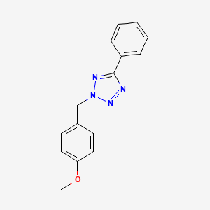 molecular formula C15H14N4O B5400275 2-(4-methoxybenzyl)-5-phenyl-2H-tetrazole 