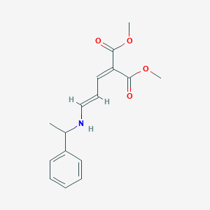 dimethyl {3-[(1-phenylethyl)amino]-2-propen-1-ylidene}malonate