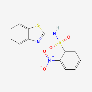 N-(1,3-Benzothiazol-2-yl)-2-nitrobenzenesulfonamide